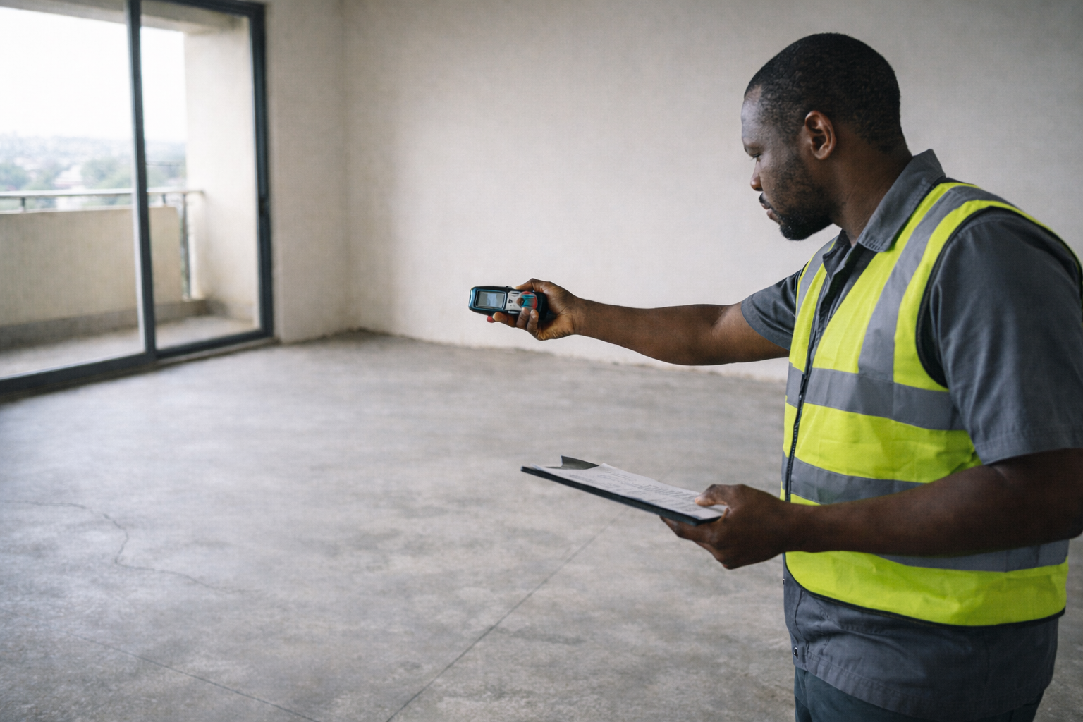 Pre-installation flooring site visits and measurements